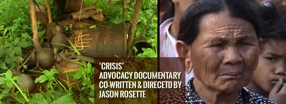 'Crisis' is an advocacy documentary directed and co-written by Jason Rosette