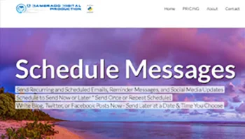 schedule_message ScheduleMessage is a web based communications platform designed and produced by Jason Rosette