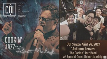 Jason Rosette performs as 'Robert Marleigh'' in Ho Chi Minh City (Saigon) Vietnam