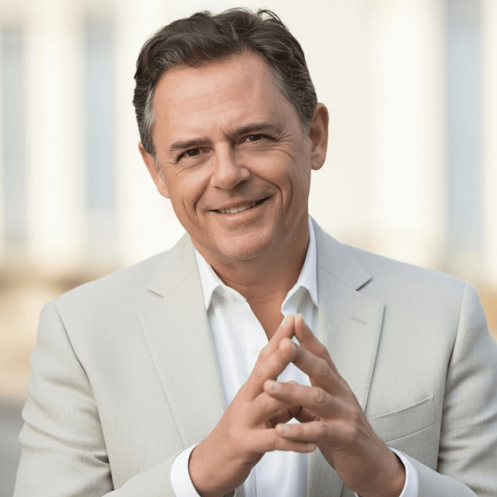 JR Nano Bananna Smiling Jason Rosette is a coach of storytelling for business, using the cinematic VoiceStoryPro method